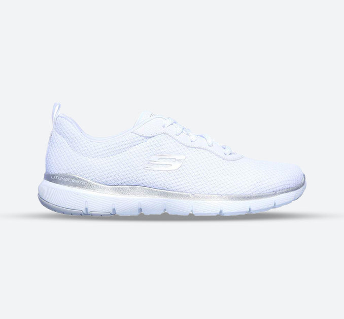 Skechers flex appeal deals silver