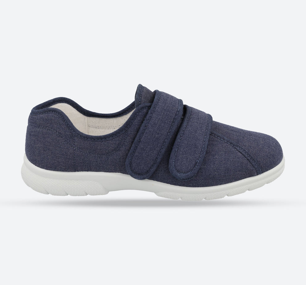 Extra wide canvas shoes best sale