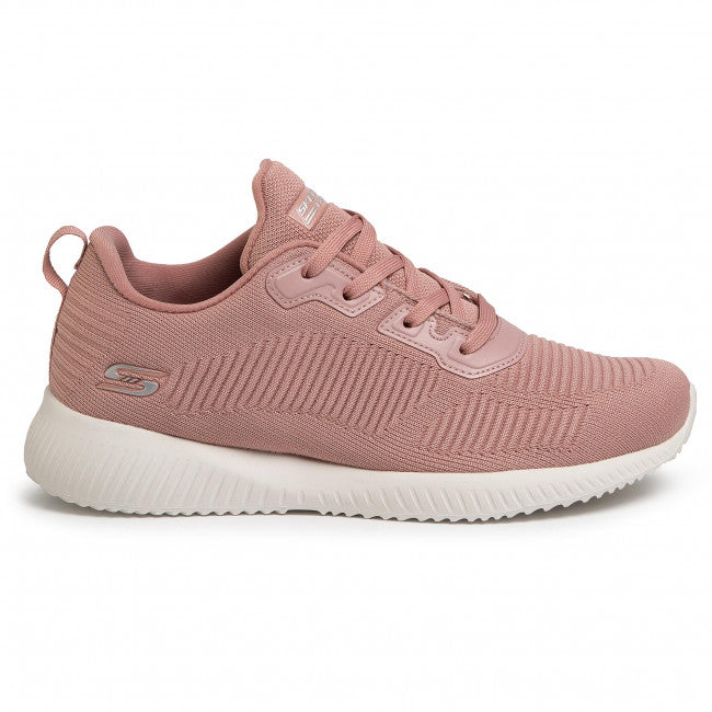 Skechers 32504 Extra Wide Bobs Tough Talk Trainers Blush-1