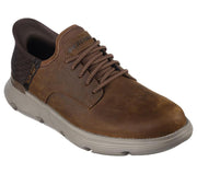 Men's Wide Fit Skechers 205046 Slip-ins Garza Gervin Trainers - Dark Brown