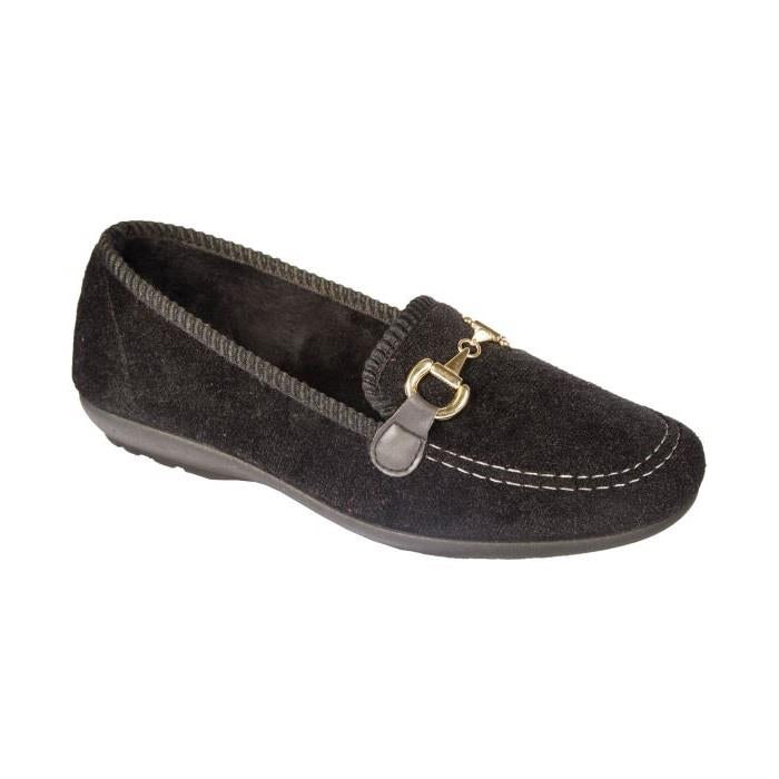 Womens Wide Fit DB Martha Slippers