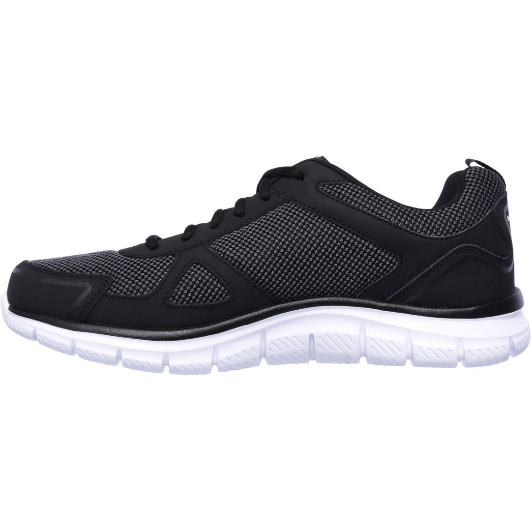 Skechers 52630 Wide Track Bucolo Sports Trainers Black White-2