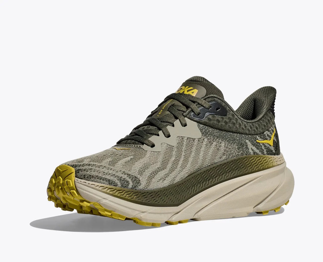 Men's Wide Fit Hoka Challenger 7 Trail Running Trainers