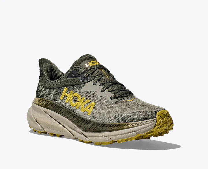 Men's Wide Fit Hoka Challenger 7 Trail Running Trainers