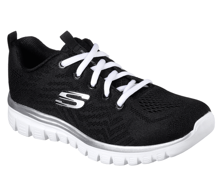 Skechers 12615 Wide Walking Trainers Black-13