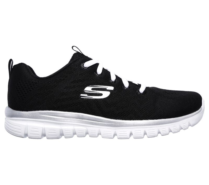 Skechers 12615 Wide Walking Trainers Black-12