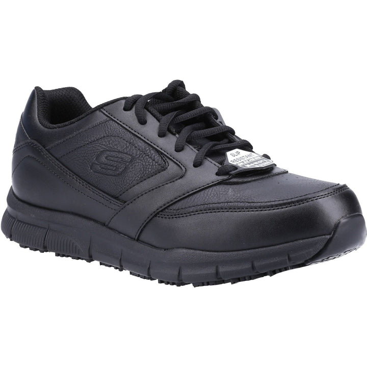 Skechers 77156EC Wide Nampa Trainers Black-2