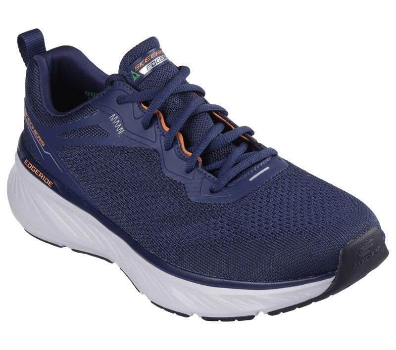 Men's Relaxed Fit Skechers 232836 Edgeride Exxo Trainers - Navy Orange