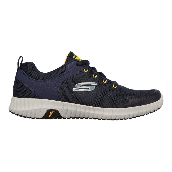 Skechers 232212 Wide Elite Flex Prime Trainers Navy/Yellow-1