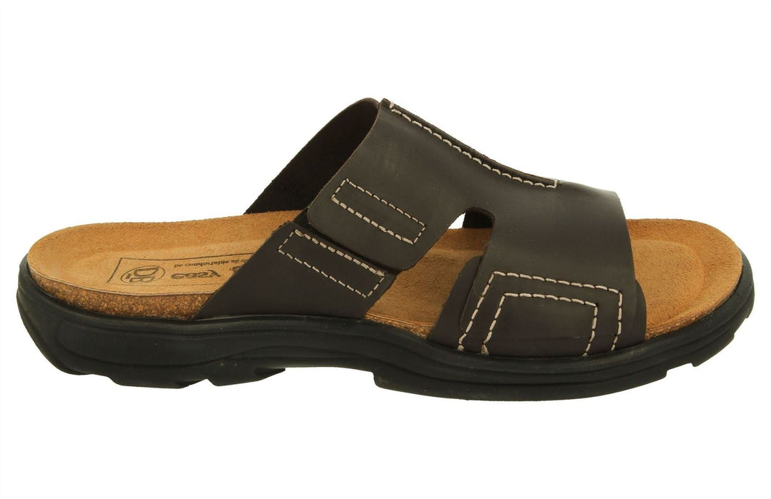 Men's Wide Fit DB Adam Mule Sandals