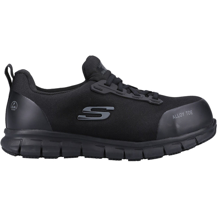 Women's Wide Fit Skechers 108041EC Sure Track Jixie Safety Trainers