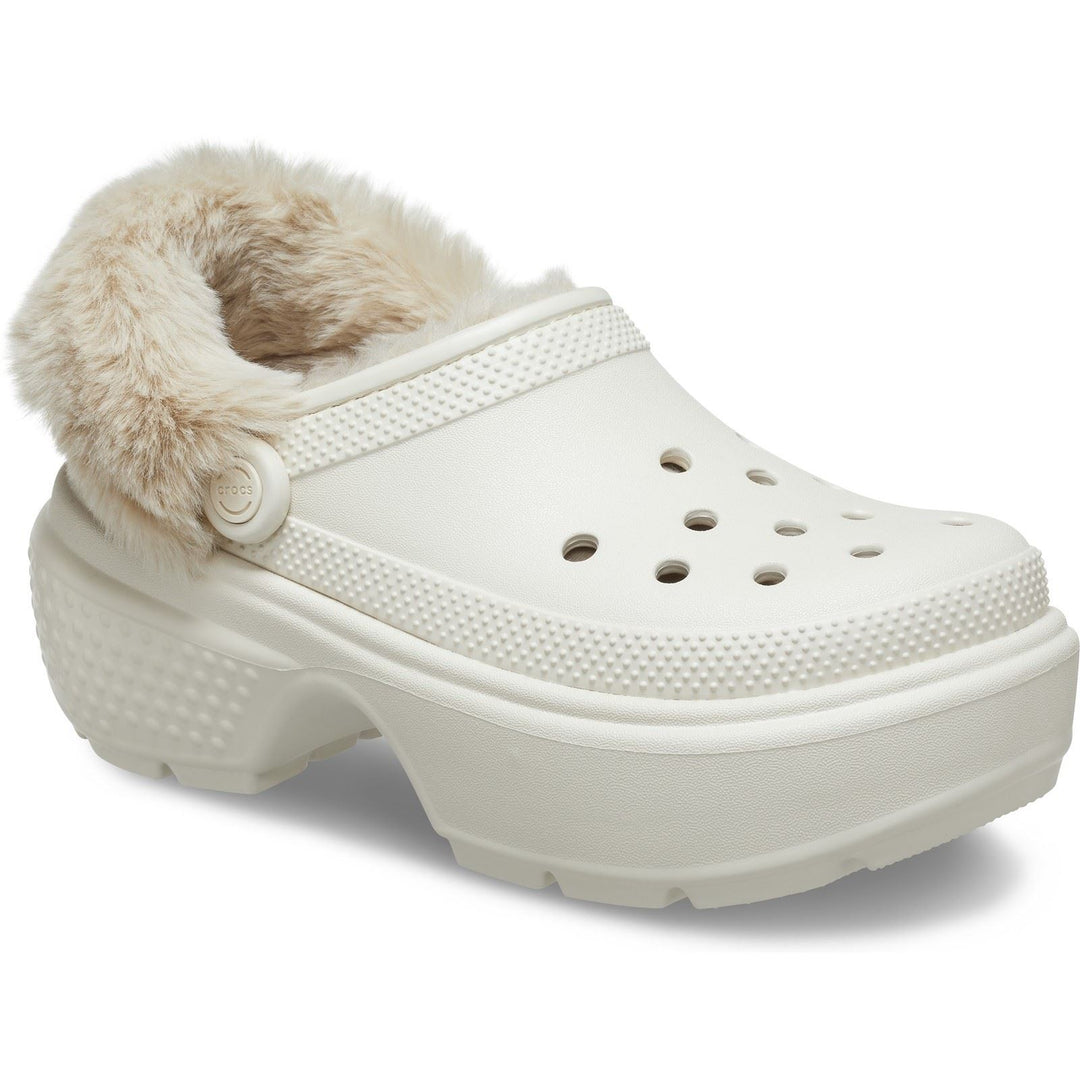 Women's Wide Fit Crocs 208546 Stomp Lined Clog