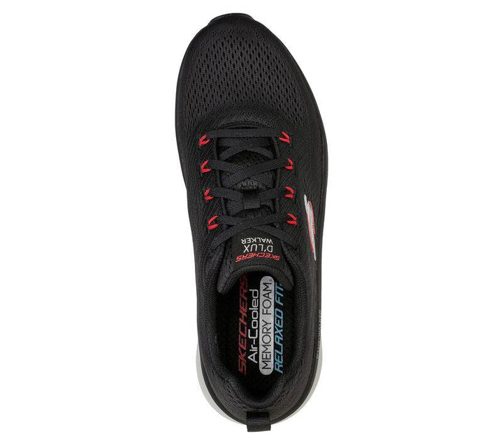 Skechers 232364 Wide D'lux Walker Meerno Trainers Black Red-4