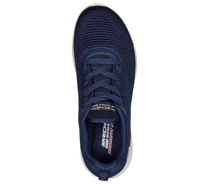 Skechers 32504 Extra Wide Bobs Tough Talk Trainers Navy-5