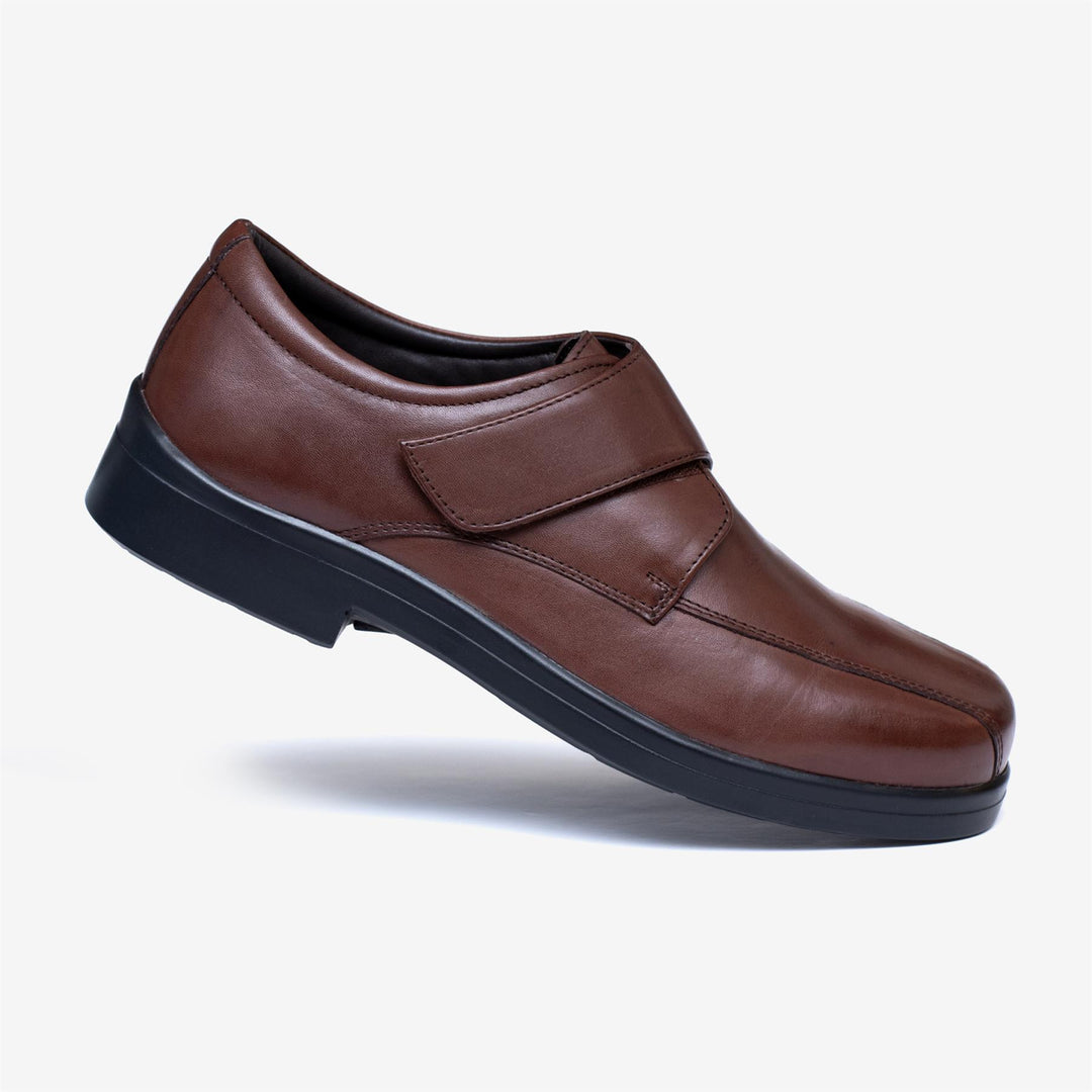 Tredd Well Peter Wide Shoes Dark Bro-3