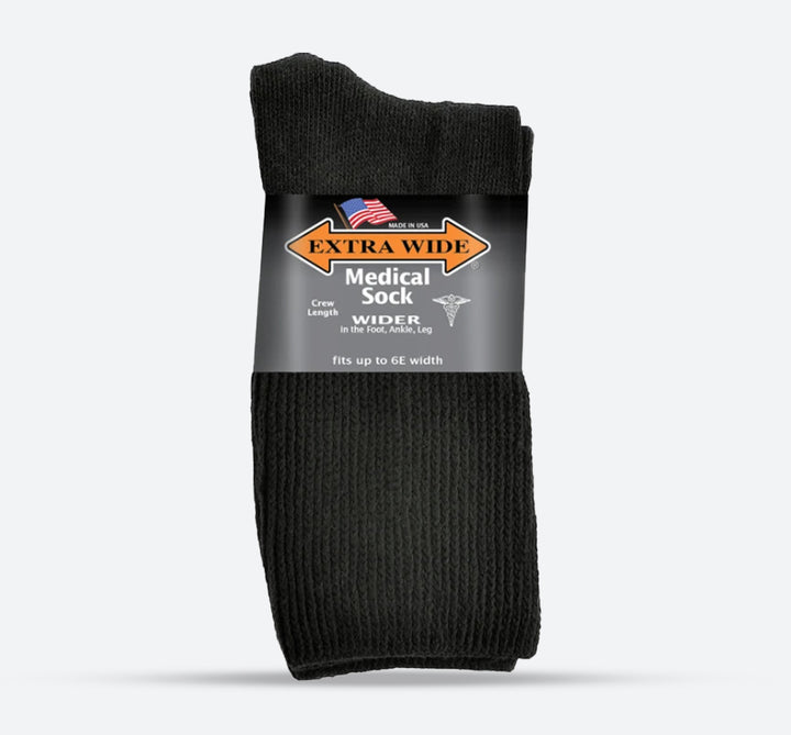 Extra Wide 4850 Medical Crew Socks-main