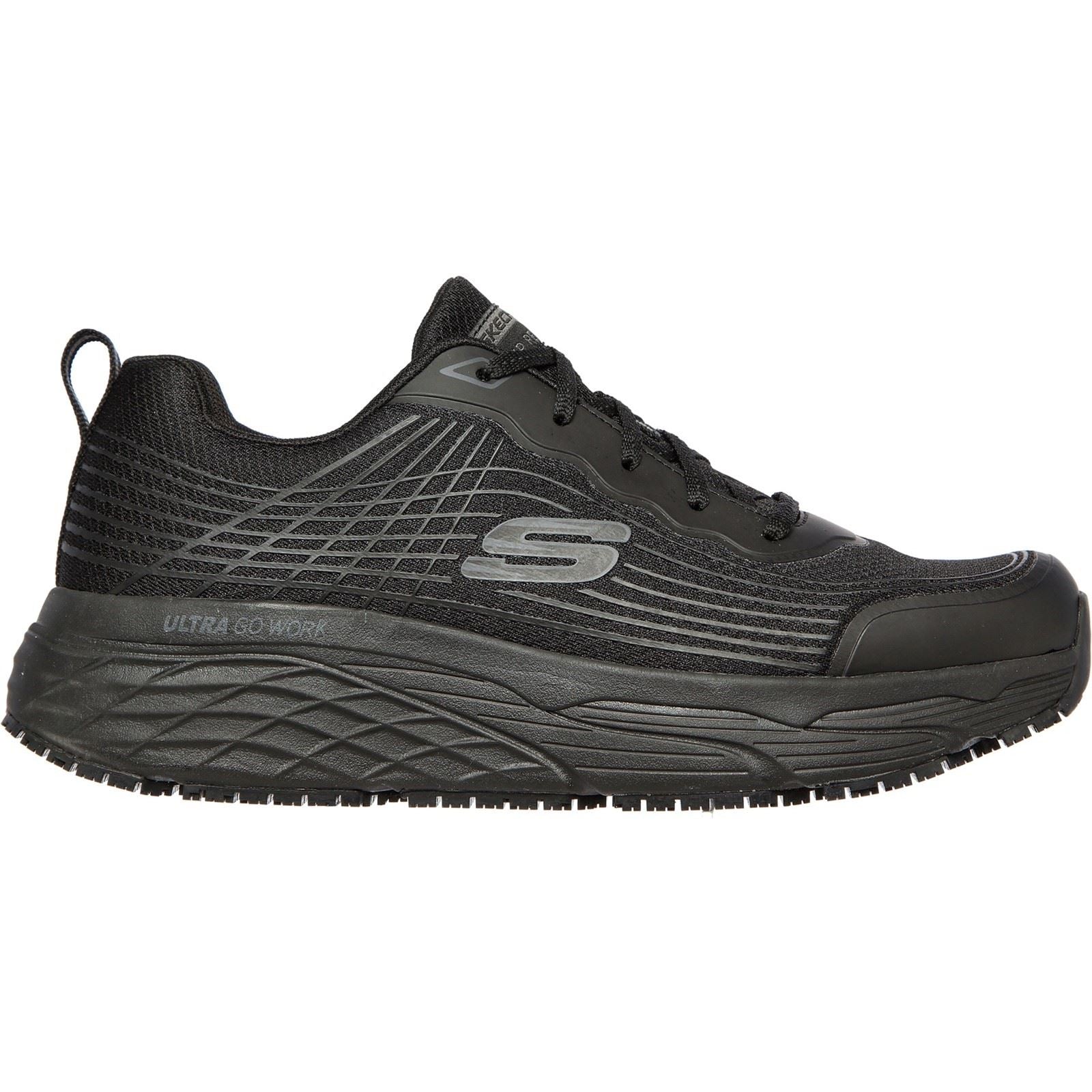 Men s Wide Fit Skechers 200021EC Relaxed Fit Max Cushioning Elite Trainers Skechers Wide Fit Shoes Wide Fit Shoes UK