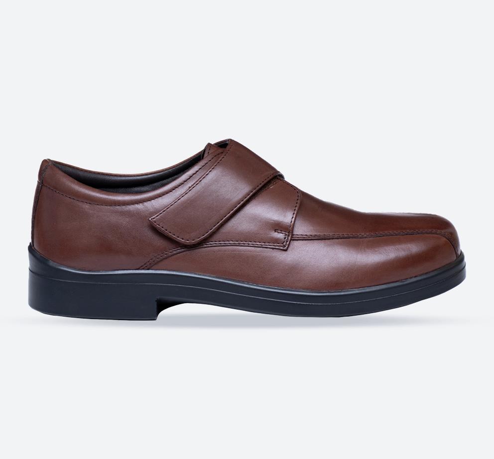 Mens Wide Fit Tredd Well Peter Velcro Shoes