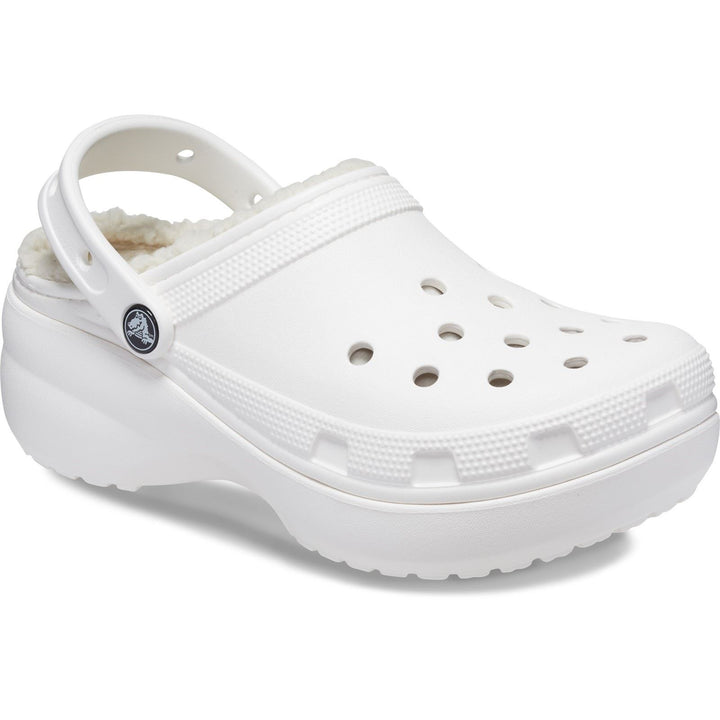 Women's Wide Fit Crocs 207938 Classic Platform Lined Clog Sandals