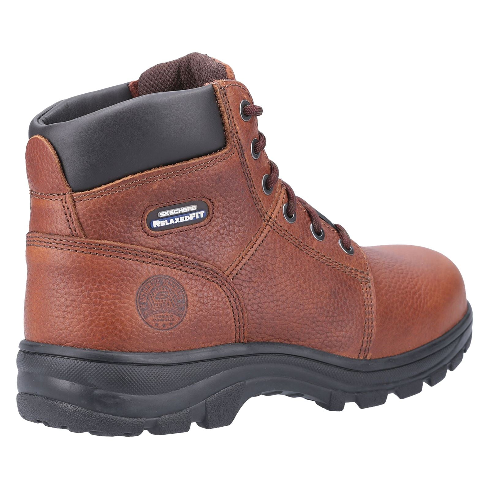 Skechers relaxed fit memory foam work boots on sale