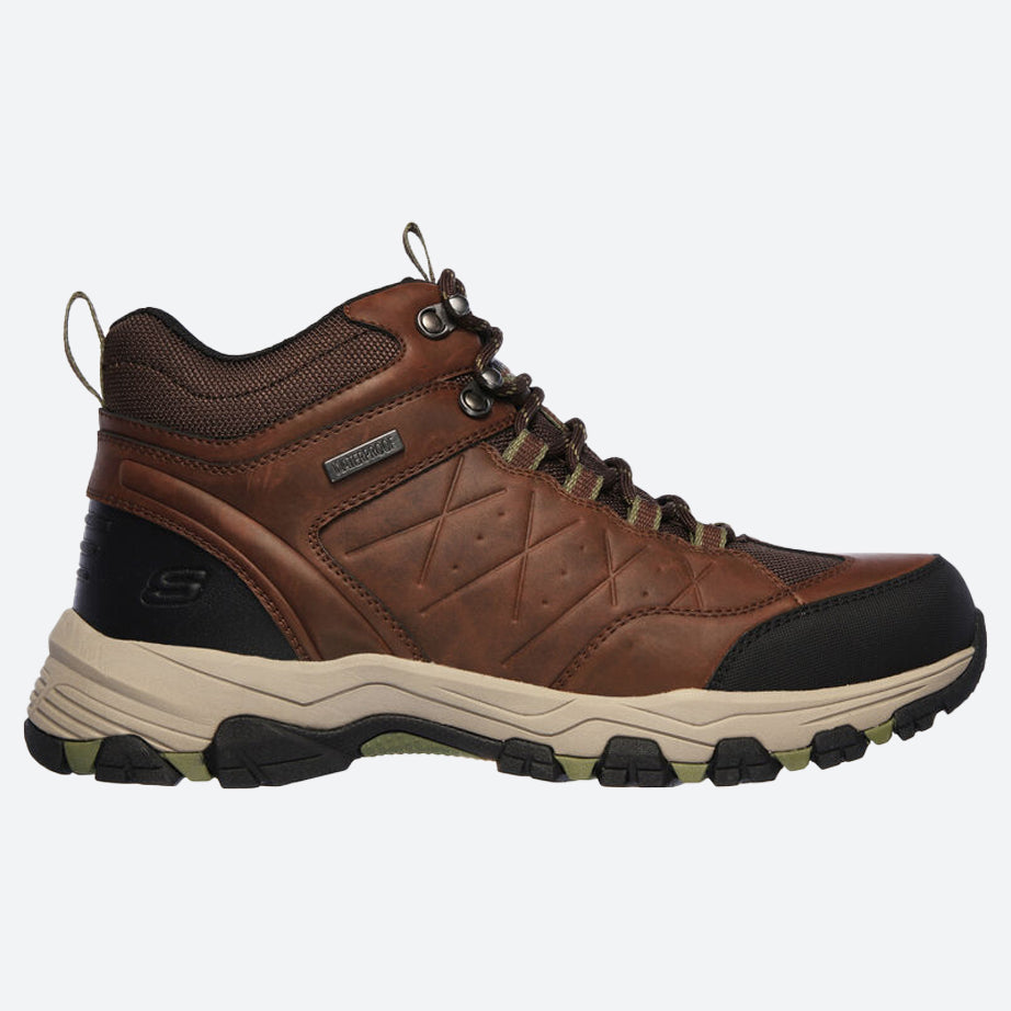 Men's Relaxed Fit Skechers 66283 Selmen Telago Hiking Boots