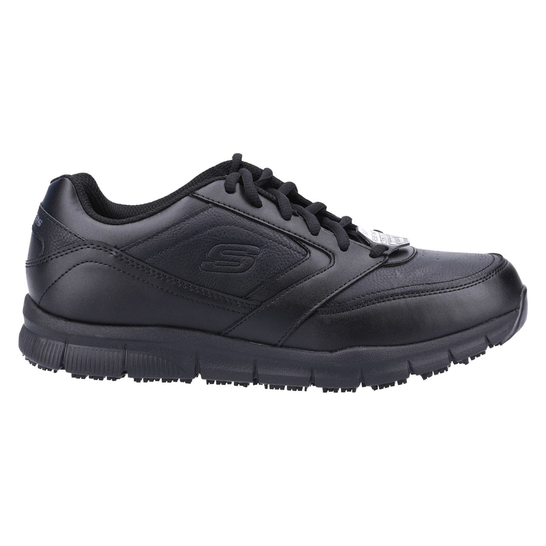 Skechers 77156EC Wide Nampa Trainers Black-1