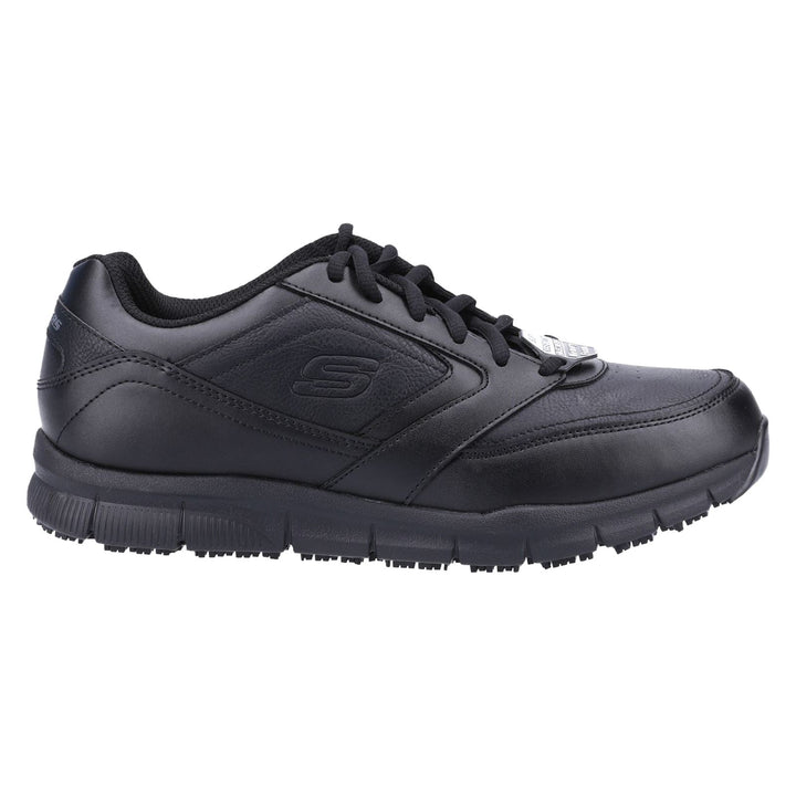 Skechers 77156EC Wide Nampa Trainers Black-1