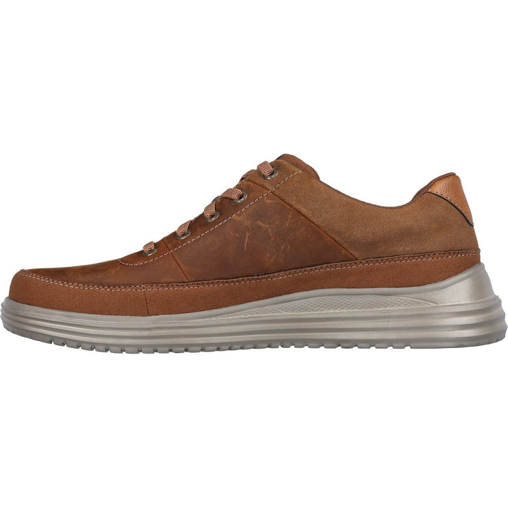 Skechers 204875 Wide Proven Aldeno Dark Brown Trainers-3