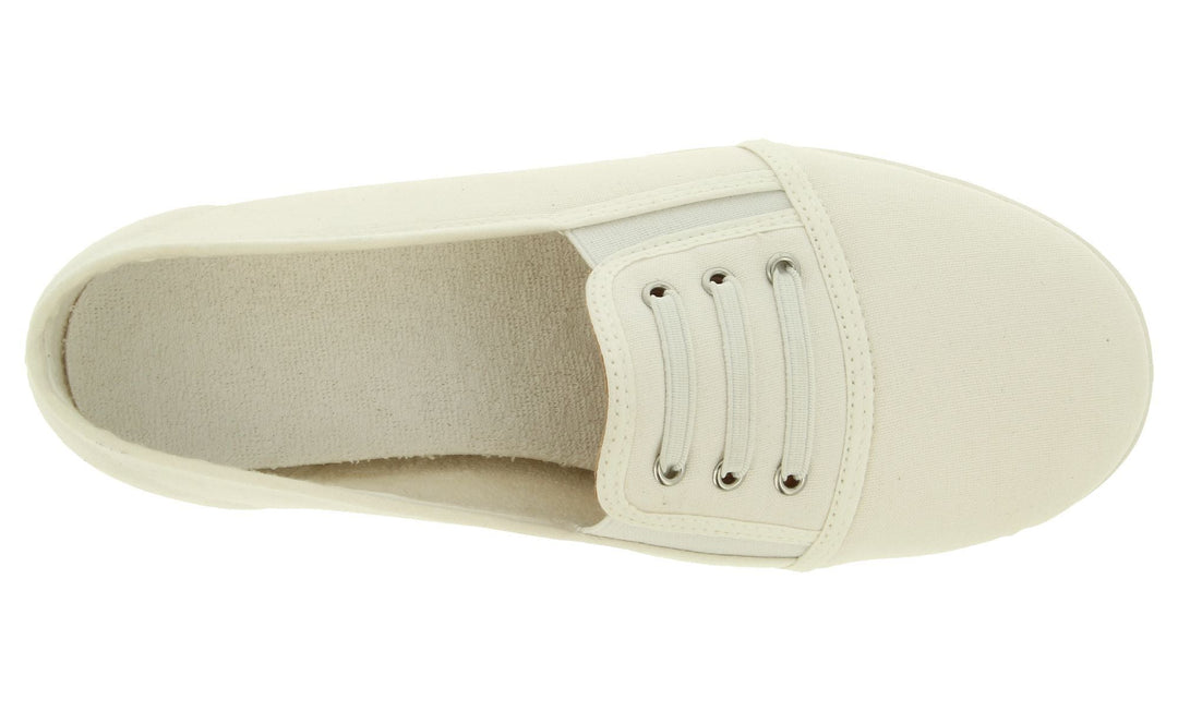 Womens Wide Fit DB Coup Canvas