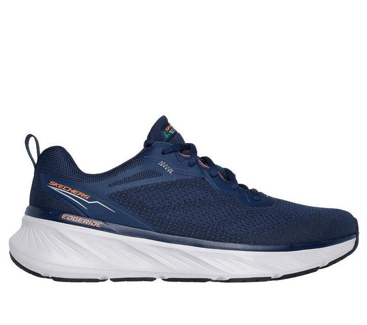 Men's Relaxed Fit Skechers 232836 Edgeride Exxo Trainers - Navy Orange