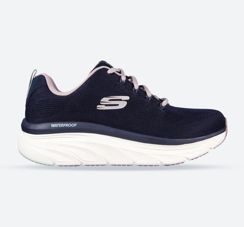 Skechers 149810 Wide D'lux Walker Get Oasis Trainers Navy-main