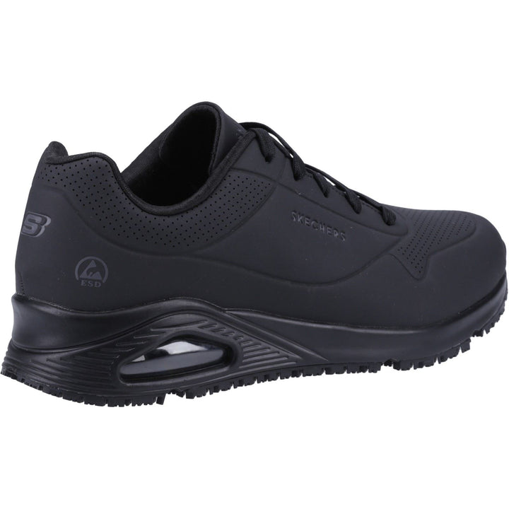 Skechers 200054EC Wide Black Uno SR Trainers-4