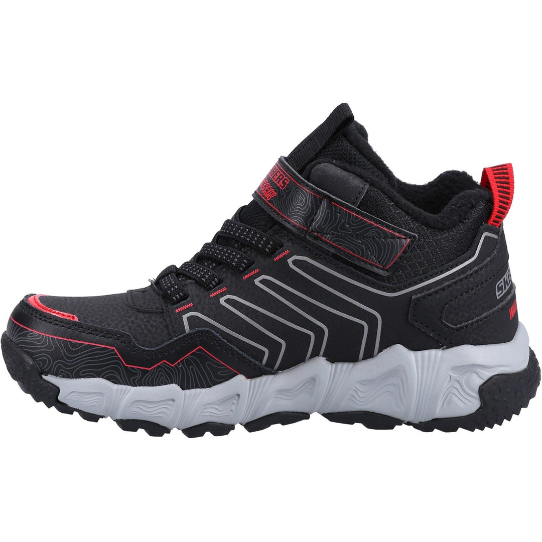 Skechers 406422L Wide Velocitrek Boots Black/Red-3