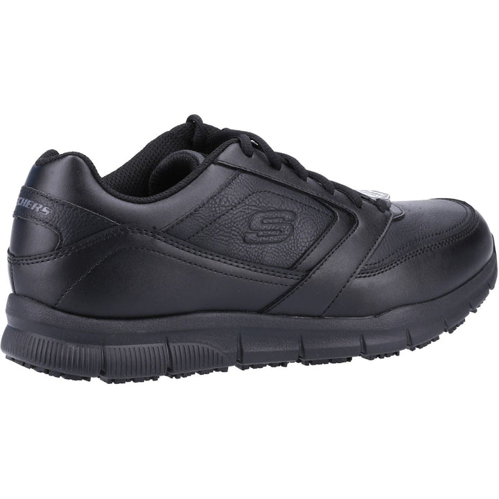 Skechers 77156EC Wide Nampa Trainers Black-3