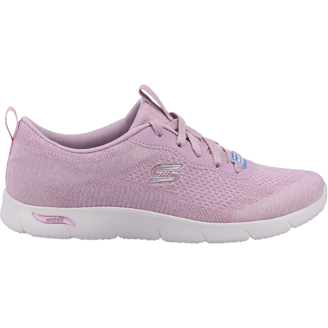 Skechers 104272 Wide Arch Fit Refine Trainers Mauve-1