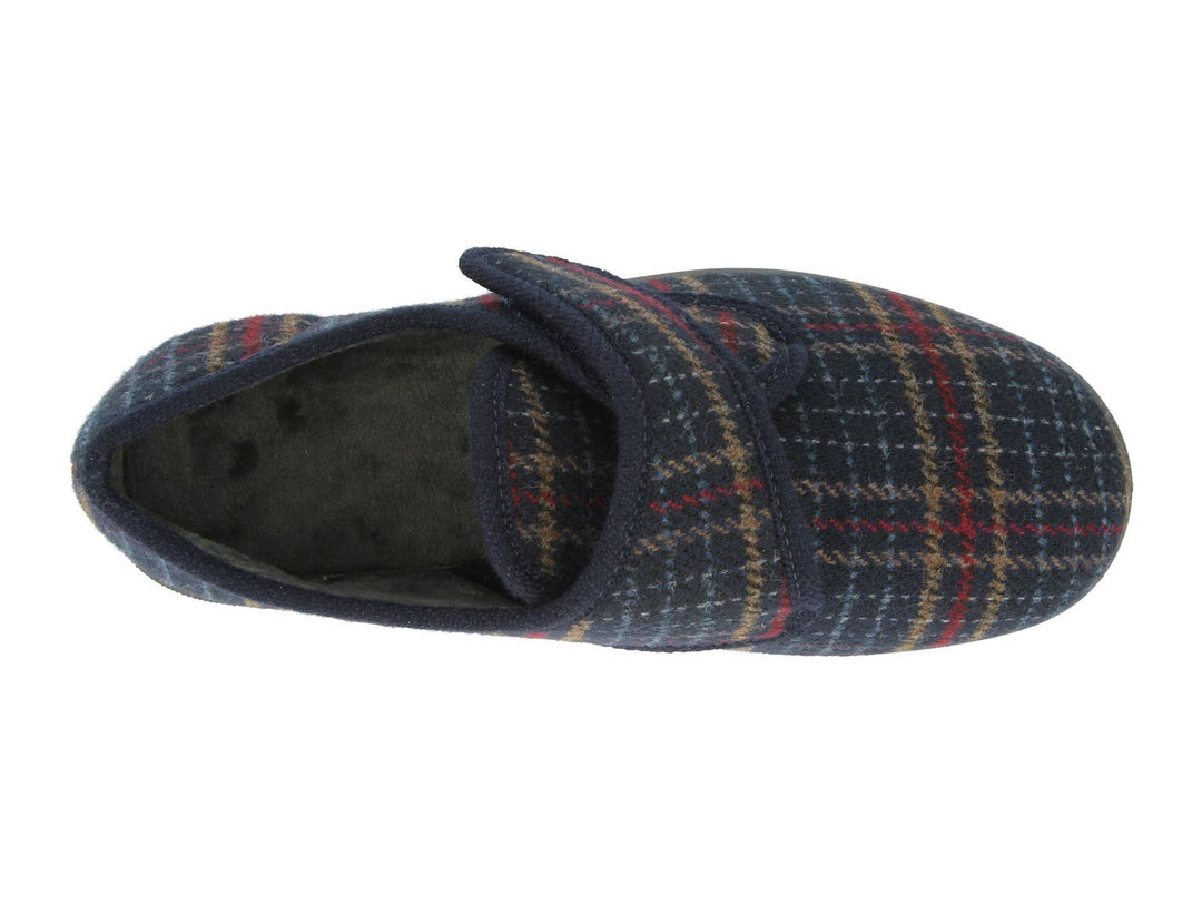 DB Tartan Extra Wide Slippers-4