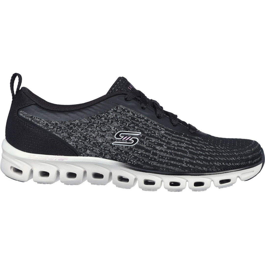 Skechers 104325 Wide Glide-step Head Start Trainers Black-1