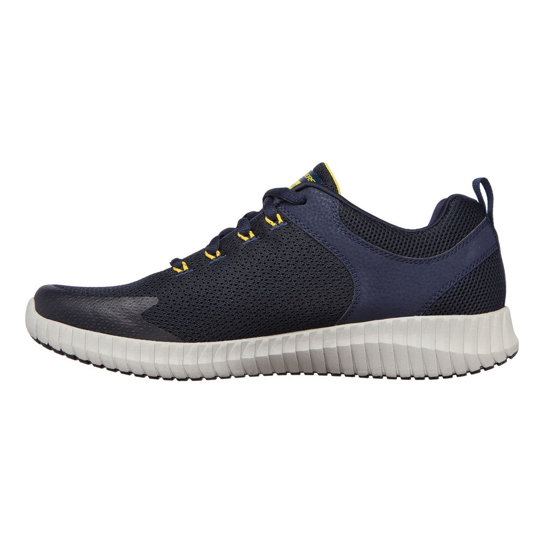 Skechers 232212 Wide Elite Flex Prime Trainers Navy/Yellow-3