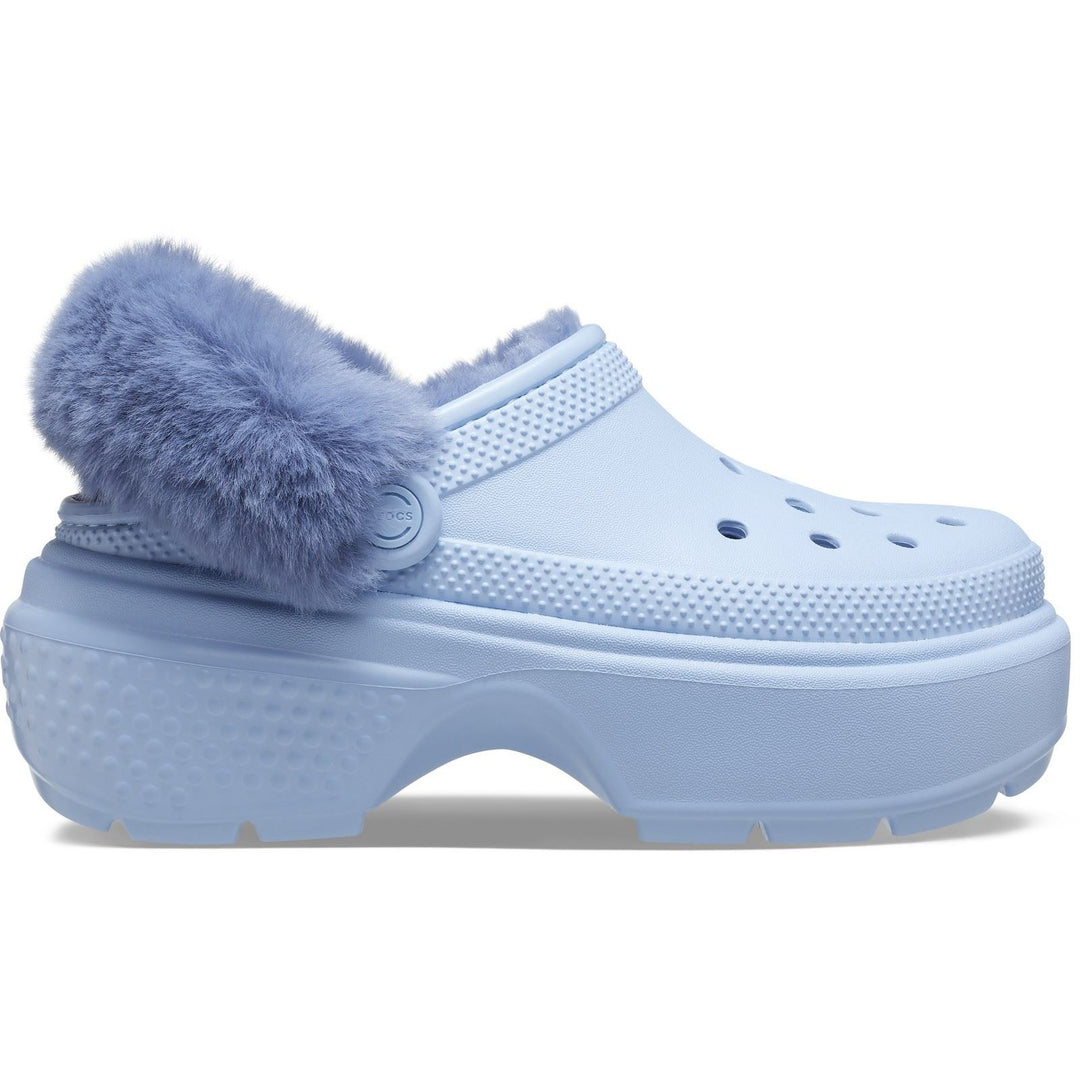 Women's Wide Fit Crocs 208546 Stomp Lined Clog