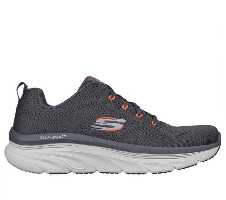 Skechers 232364 Wide D'lux Walker Meerno Trainers Charcoal Orange-1