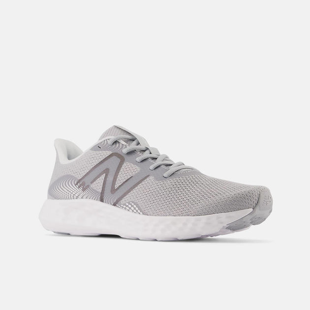 Women's Wide Fit New Balance M411LG3 Running Trainers - Grey/White ...