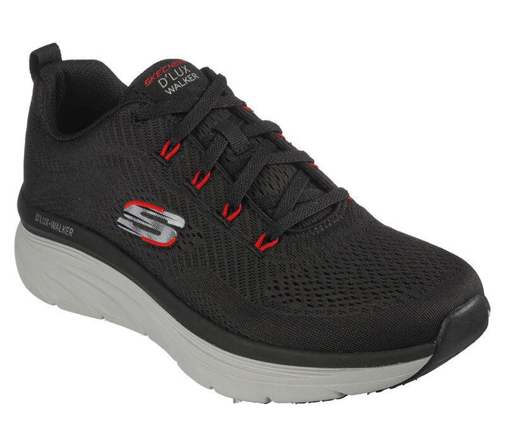 Skechers 232364 Wide D'lux Walker Meerno Trainers Black Red-2