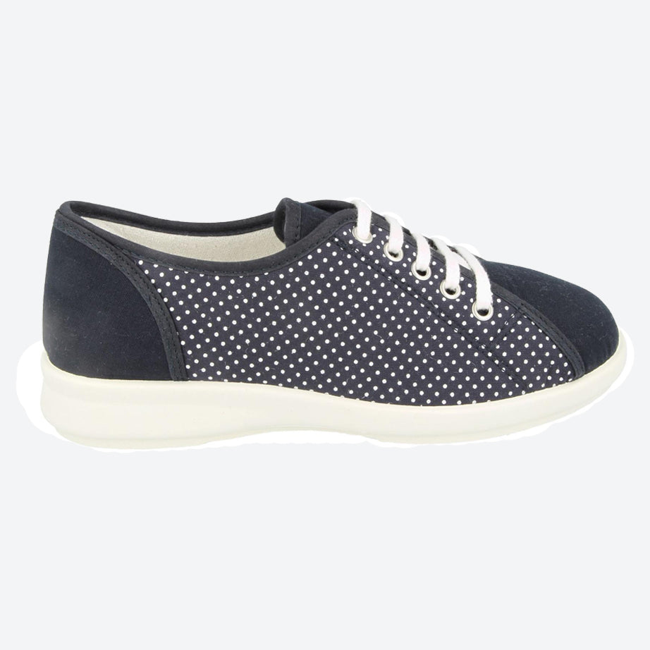 Womens Wide Fit DB Anthea Canvas Shoes