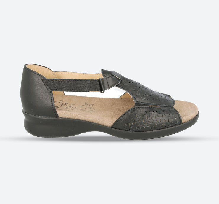 Womens Wide Fit Adjustable Strap Slide Mule Sandals | Remy | DB Wider Fit  Shoes