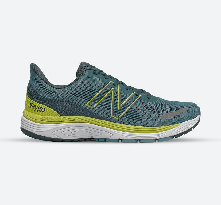 Women's Wide Fit New Balance MVYGOLY2 Vaygo Running Trainers - Green/Yellow