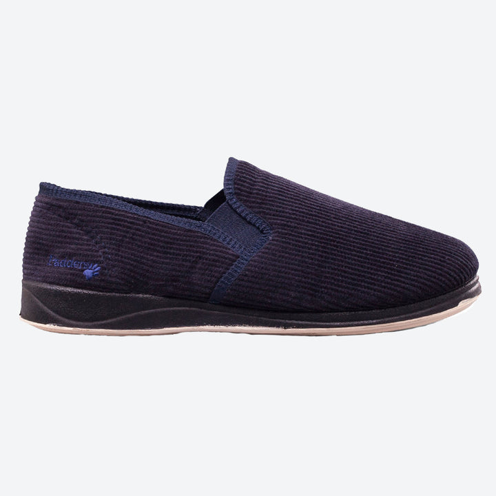 Mens Wide Fit Padders Albert Slip On Slippers