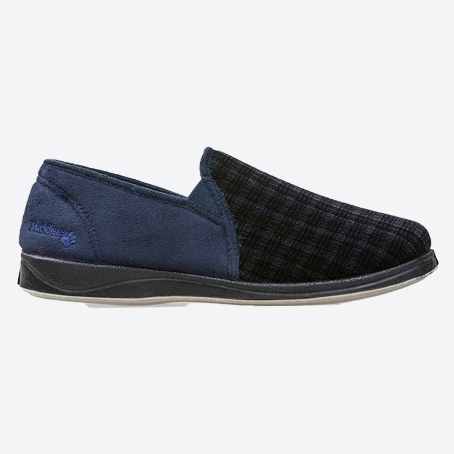 Mens Wide Fit Padders Albert Slip On Slippers