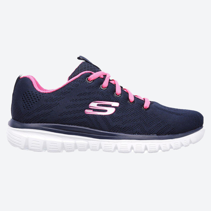 Womens Wide Fit Skechers 12615 Walking Trainers