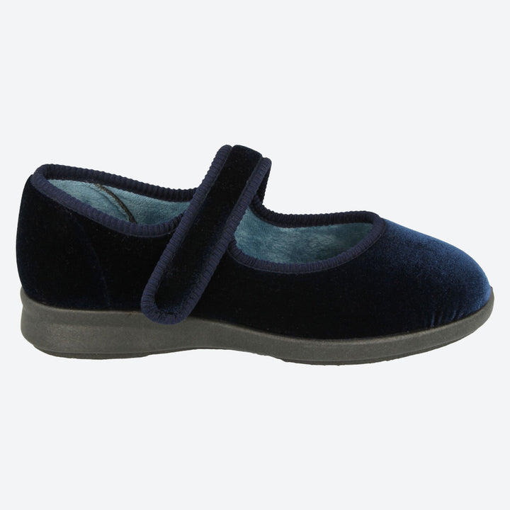 Womens Wide Fit DB Whitby Slippers