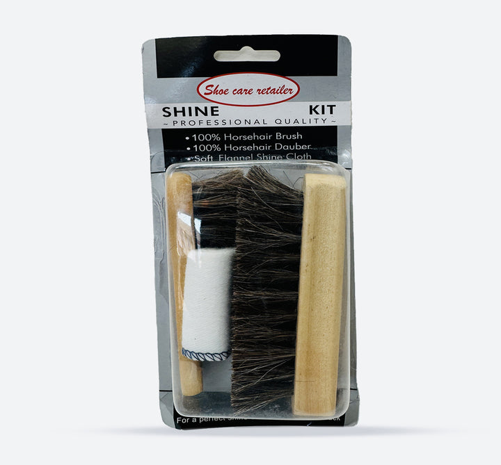 Wide Fit Shoe Shine Brush Kit-main